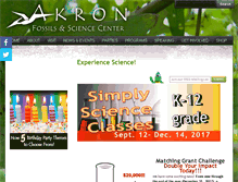 Tablet Screenshot of akronfossils.com